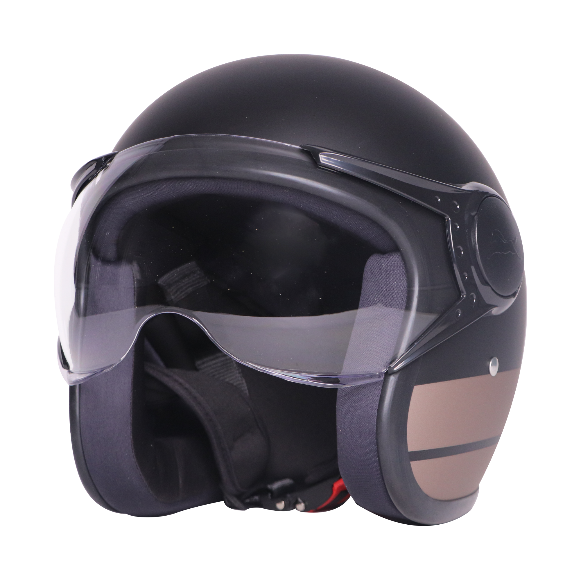 TVS J110 Half Face Helmet, Galactic Copper Matte